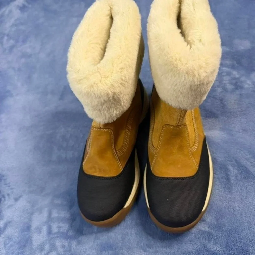 Timberland Adirondack II brown suede snow‎ boots women size 7.5
